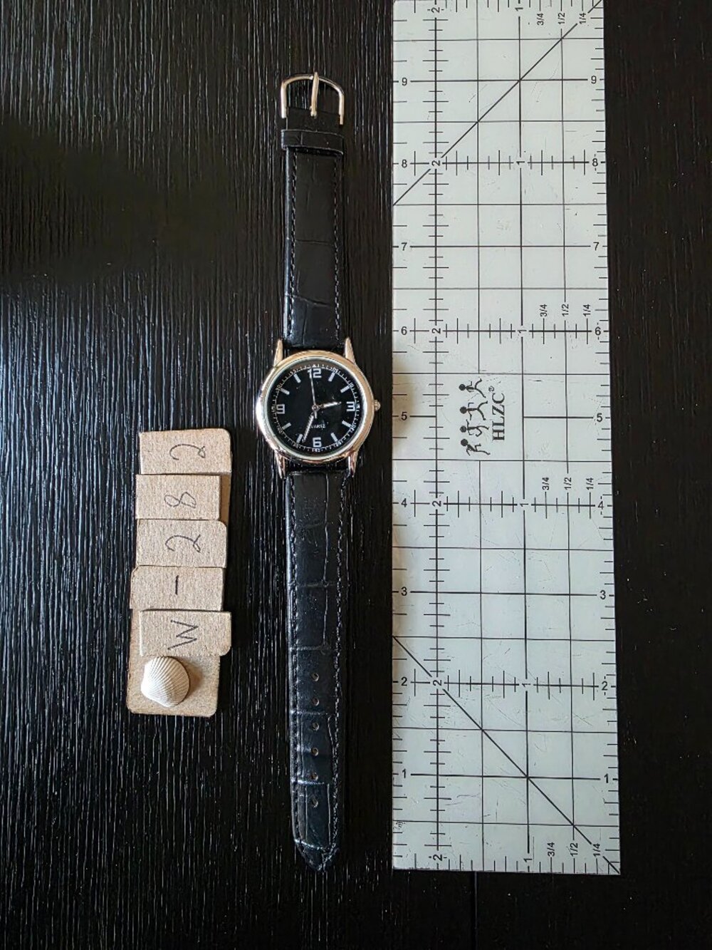 Item #W282 Fashion black face and band Watch